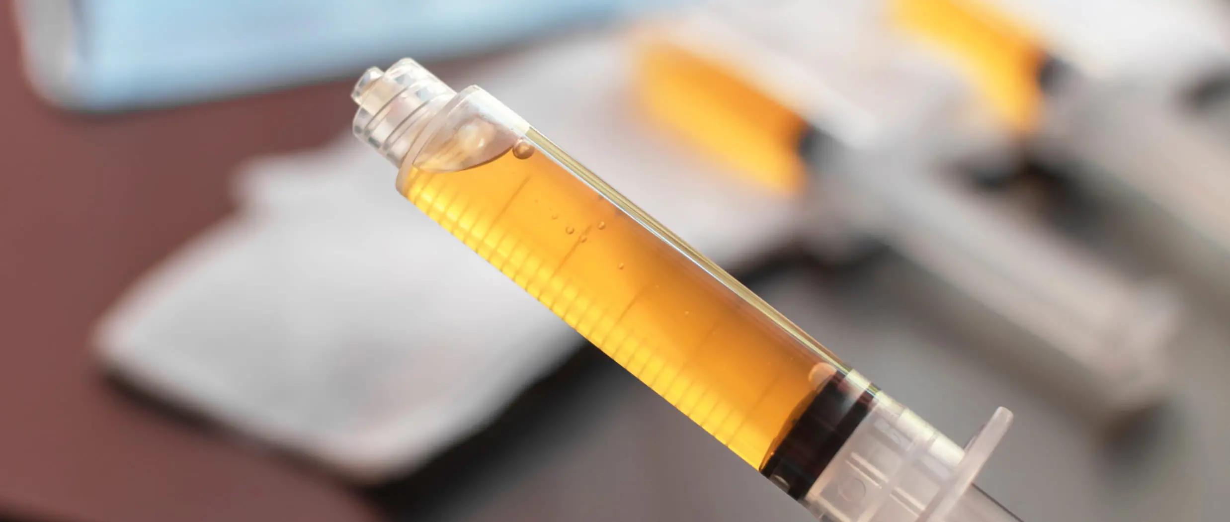 PRP療法を中心とした再生医療の注射器